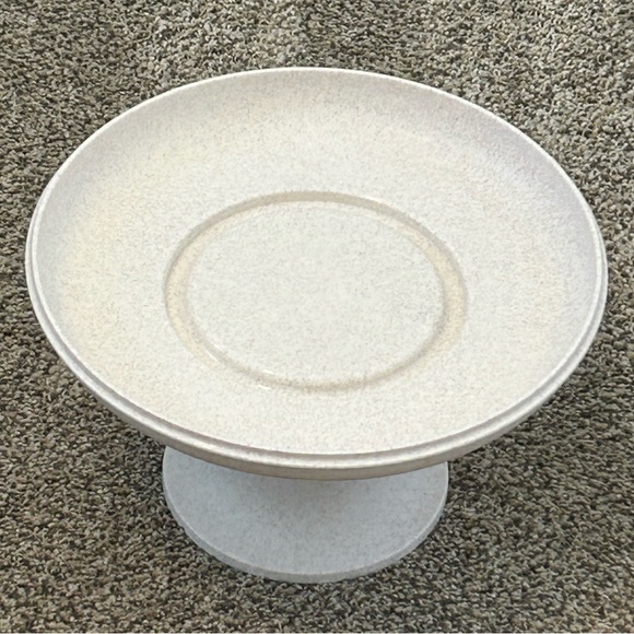 Tupperware Dining Tupperware 2 Pc Speckled Pedestal Cake Stand Chip